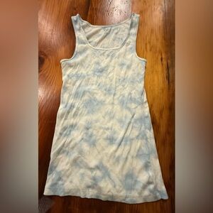 GAP Light Blue Tie-Dye Tank Top